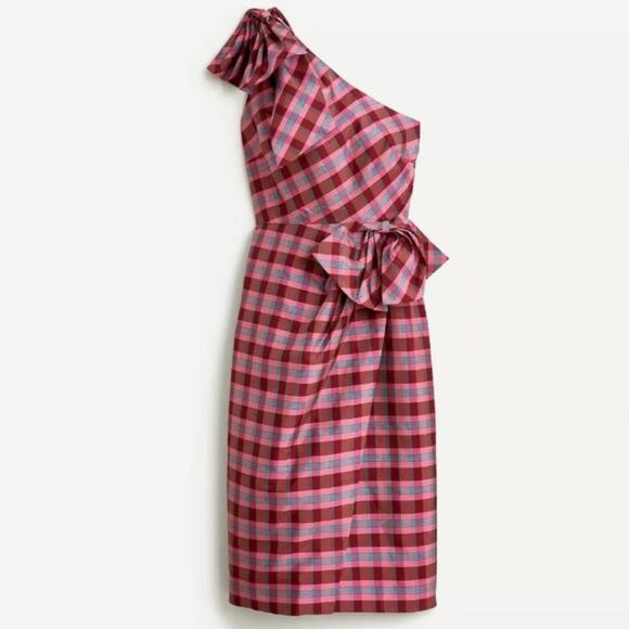 J. Crew One-Shoulder Ocho Dress - Picture 1 of 7